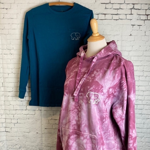 Ivory Ella Bundle: Oversized Hoodie Sweatshirt & Long Sleeved T-Shirt Cozy Comfy - Picture 2 of 16